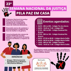 Read more about the article COLÉGIO RIO BRANCO PARTICIPA DE INICIATIVA “JUSTIÇA PELA PAZ”